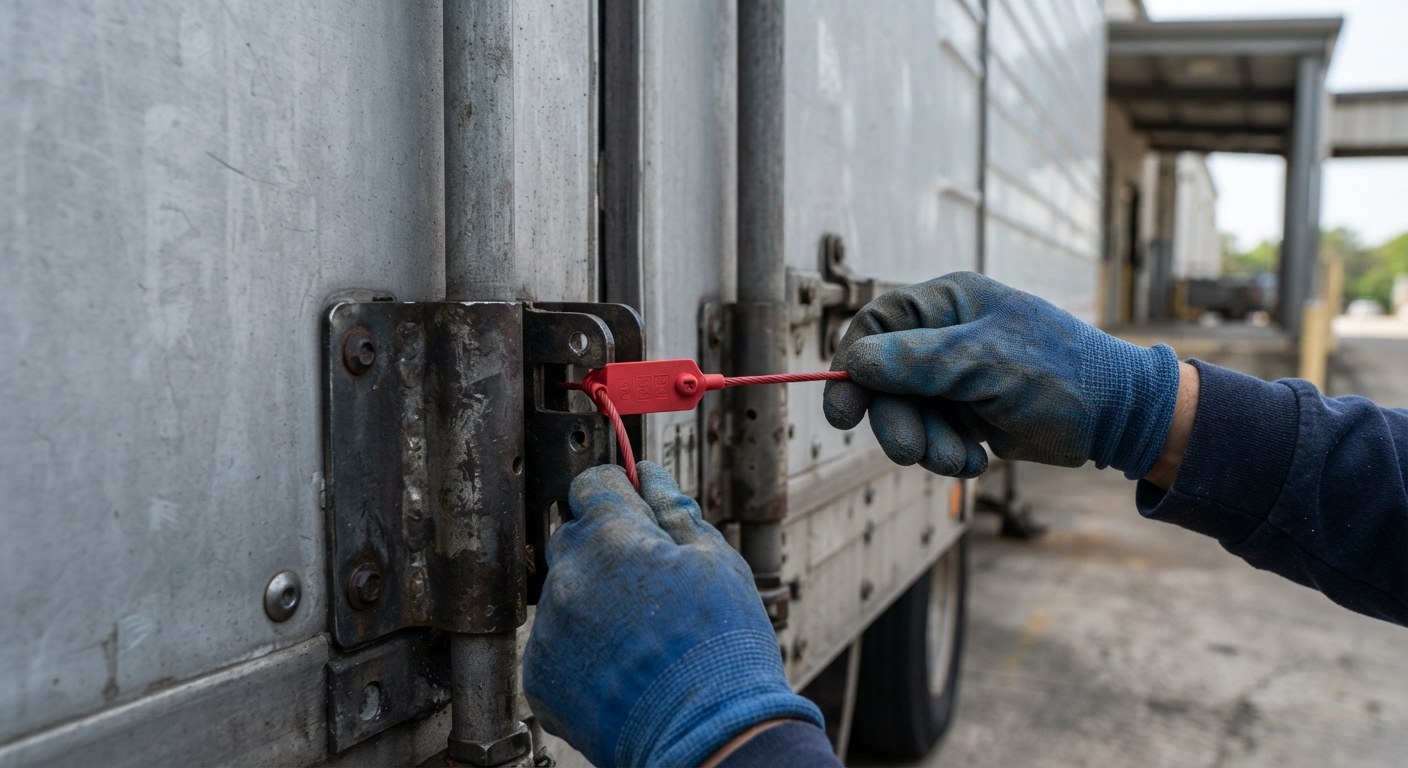 Inside the EY TRUCKING LLC yard