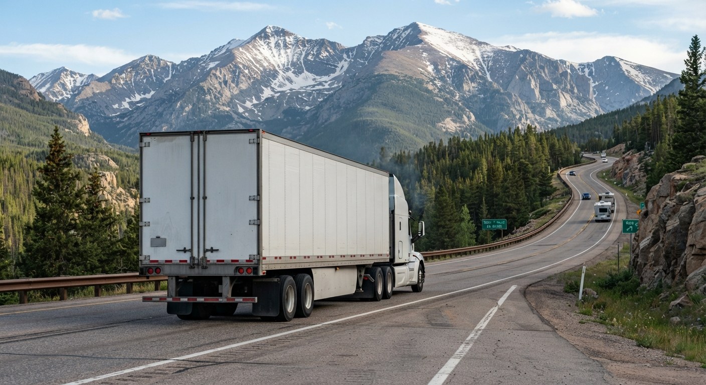 EY TRUCKING LLC tractor and dry van trailer